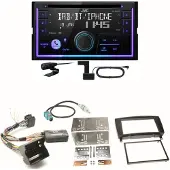 JVC KW-DB95BT Bluetooth Digitalradio Einbauset für Mercedes CLK W209 Facelift