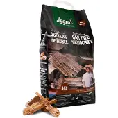 Legua Stark aromatisierte Eichenholz-Holzspäne 3 kg für intensiven Rauchgeschmack beim Grillen