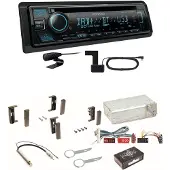 Kenwood KDC-BT560DAB Bluetooth Digitalradio USB CD Einbauset für Audi A3 8L