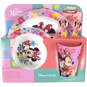 Stor Kindergeschirr Set mit Motiv (5tlg) Schüssel, Teller, Besteck & Becher