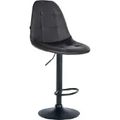 CLP Barhocker Elmore Kunstleder schwarz Material Gestell Metall matt schwarz