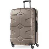 Hauptstadtkoffer - X-Kölln - Hartschalen-Koffer XL Koffer mit Erweiterung Trolley Rollkoffer, großer Reisekoffer, erweiterbar, TSA, 76 cm, 120 Liter,Gold