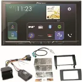 Pioneer SPH-DA230DAB Bluetooth Carplay Android Auto Einbauset für Mercedes SLK R171