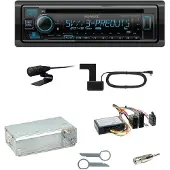 Kenwood KDC-BT950DAB Bluetooth Digitalradio Einbauset für Mercedes W210 ab 08/99
