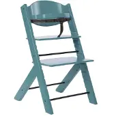 Treppy Treppenhochstuhl 2028 petrol, 46,5x80x51 cm, Sitz und Fußstütze höhen- und tiefenverstellbar