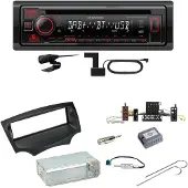 Kenwood KDC-BT450DAB Bluetooth Digitalradio CD Einbauset für Ford KA RU8