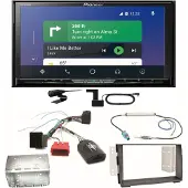 Pioneer AVH-Z9200DAB Android Auto Carplay Bluetooth Einbauset für Kia Venga