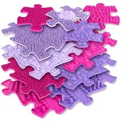 Askato Sensorische Bodenmatte Basisset rosa/violett 11 Elemente MFK-063