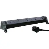 Legrand Przedłużacz 6x2PZ 1,5m czarny