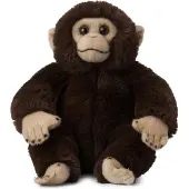 WWF - ECO Plüschtier - Wilde Tiere (15cm) lebensecht Kuscheltier Stofftier Plüschfigur Schimpanse