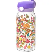 Mepal Campus Trinkflasche mit Klappdeckel 600 ml - Food Fest