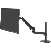Ergotron LX Series LX DESK MOUNT LCD MONITOR ARM TALL POLE, Klemme, 11,3 kg, 86,4 cm (34"), 100 x 100 mm, Höhenverstellung, Schwarz