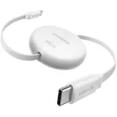 UGREEN Einziehbares Kabel USB-C zu USB-C, 100W PD, L531 Nexode, 1 m, Weiß