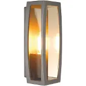 SLV MERIDIAN BOX 2 Aussenleuchte, anthrazit, E27, max. 25W, klarer Kunststoff