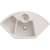 Villeroy & Boch Keramikspüle 670801KR, Solo Eck Eckspüle - inkl.