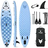 FUXTEC FUXLIFE by SUP Board FX-SUP320D1 blau | Stand Up Paddle Board | aufblasbar | 150 kg | 320 x 81 x 15 cm | Set blau