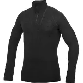 Woolpower Skipullover Zip Turtleneck Lite Schwarz-XXL