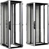 Rittal 5305.124, Freistehendes Gestell, 38U, 815 kg, Sperrschloss, Schwarz, Grau