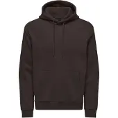 Only & Sons Kapuzenpullover in Mulch | Gr.: S