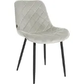 CLP Stuhl Springs Samt mit Metallgestell und hochwertiger Polsterung creme