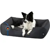 BedDog Hundebett ZARA,(XL) ca. 100x85x23cm,GRAFIT (graphit)