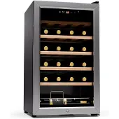 Klarstein Shiraz Premium Smart 24 Weinkühlschrank Silber-Metallic