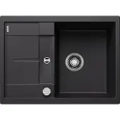 BLANCO Spüle METRA 45 S Compact 680 x 500 mm schwarz 525913