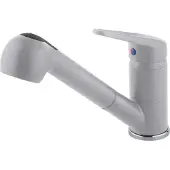 Franke Messing Hochdruck Armatur, Wasserhahn Novara Plus Auszugsbrause Steingrau Obenbedienung 115.0692.885 Neu 115.0470.670 - inkl.