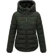MARIKOO Winterjacke "Tayenaa" mit schmaler Steppung und extra hohem Kragen