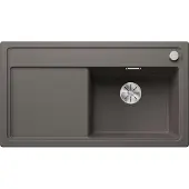 BLANCO Spüle ZENAR 5 S 915 x 510 mm vulkangrau 527365 1 Spülbecken Mit Tropffläche Becken rechts