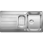 BLANCO Spüle CLASSIMO 6 S-IF 1000 x 500 mm edelstahl bürstfinish 525329 1 Spülbecken Mit Tropffläche Becken rechts