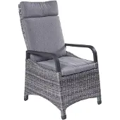 LC Garden »Komido« Gartenstuhl Polyrattan/Aluminium Positionsstuhl verstellbar