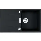 Franke Maris Centro Einbauspüle Fragranitspüle CNG 611-86 Onyx Drehknopf Edelstahl ab 50 cm 114.0682.458 - inkl.