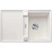 BLANCO ADIRA 45 S-F Einbauspüle SILGRANIT weiß ab 45 cm mit Ablauffernbedienung, mit Zubehör - inkl.
