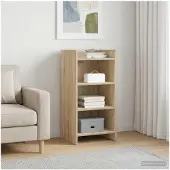 vidaXL Sideboard Sonoma-Eiche 40 x 36 x 80 cm Holzwerkstoff