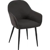 CLP Esszimmerstuhl Boise mit Robustem Metallgestell schwarz