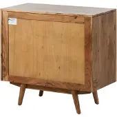 MASSIVMOEBEL24.DE MASSIVMOEBEL24 Kommode Akazie 80x42x75 Akazie natur lackiert MOSAYK #113