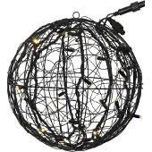 Star Trading 465-97, Leichte Dekorationsfigur, Schwarz, IP44, 30 Glühbirne(n), LED, 4 W
