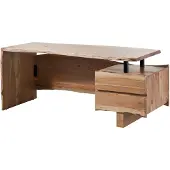 MASSIVMOEBEL24.DE MASSIVMOEBEL24 Schreibtisch Akazie 210x70x76 natur lackiert PURE ACACIA #152