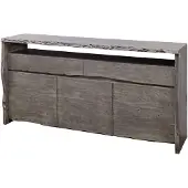 MASSIVMOEBEL24.DE MASSIVMOEBEL24 Sideboard Akazie 191x45x96 grau lackiert PURE ACACIA #402