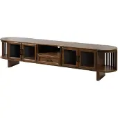 MASSIVMOEBEL24.DE MASSIVMOEBEL24 Lowboard Akazie 220x40x50 natur lackiert MADRID #80