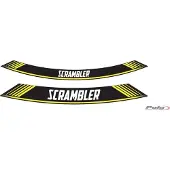Puig 9134G Rim Strips Specials passend fuer DUCATI SCRAMBLER ICON Gelb