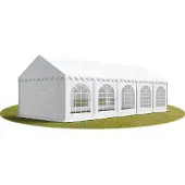 Sonstiges TOOLPORT Festzelt Partyzelt 3x10 m PREMIUM, hochwertige PVC Plane 750 N in weiß 100% wasserdicht mit Bodenrahmen