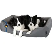 BedDog Hundebett ZARA,(XXXL) ca. 145x105x28cm,STEEL-GREY (grau)