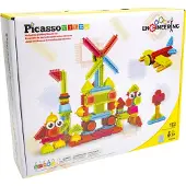 PicassoTiles - Bristlelock building block set, 112pcs (PTB112)