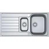 Franke Spüle SPARK SKX 651 mit 1,5 Becken und Abtropfschale aus Edelstahl / Edelstahlspüle / Einbauspüle / Spüle