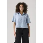 Levi's Harlie Short Sleeve Cropped Shirt Größe: XL | Business hemden Outlet | Damen