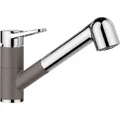 BLANCO BLANCOWEGA-S II SILGRANIT-Look zweifarbig vulkangrau/chrom