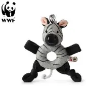 WWF Cub Club - Greifring Ziko das Zebra (grau, 15cm) für Kleinkinder Spielzeug