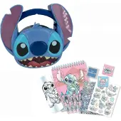 Disney Lilo & Stitch Kreativbox Notizbuch, Kugelschreiber, Sticker und Tasche